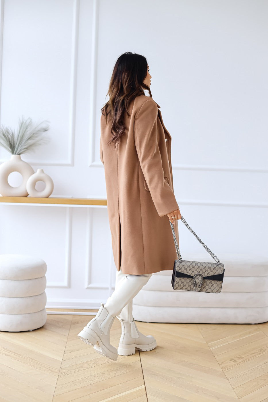 Adelynn | Dames Stijlvol Lange Losse Mantel | Elegante
