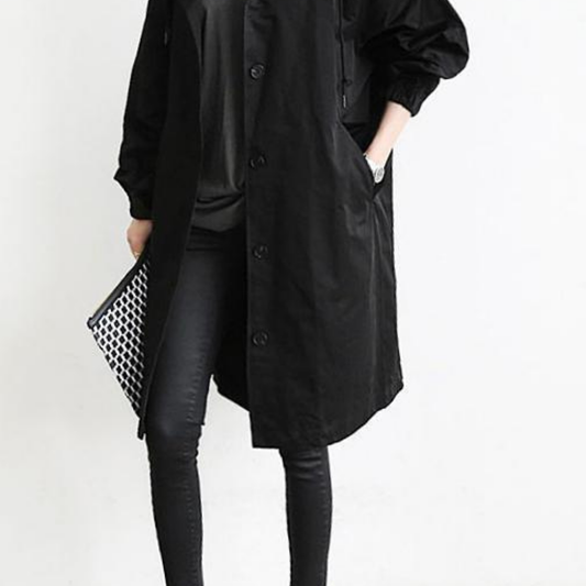Lange Waterdichte Trenchcoat Voor Dames | Winter